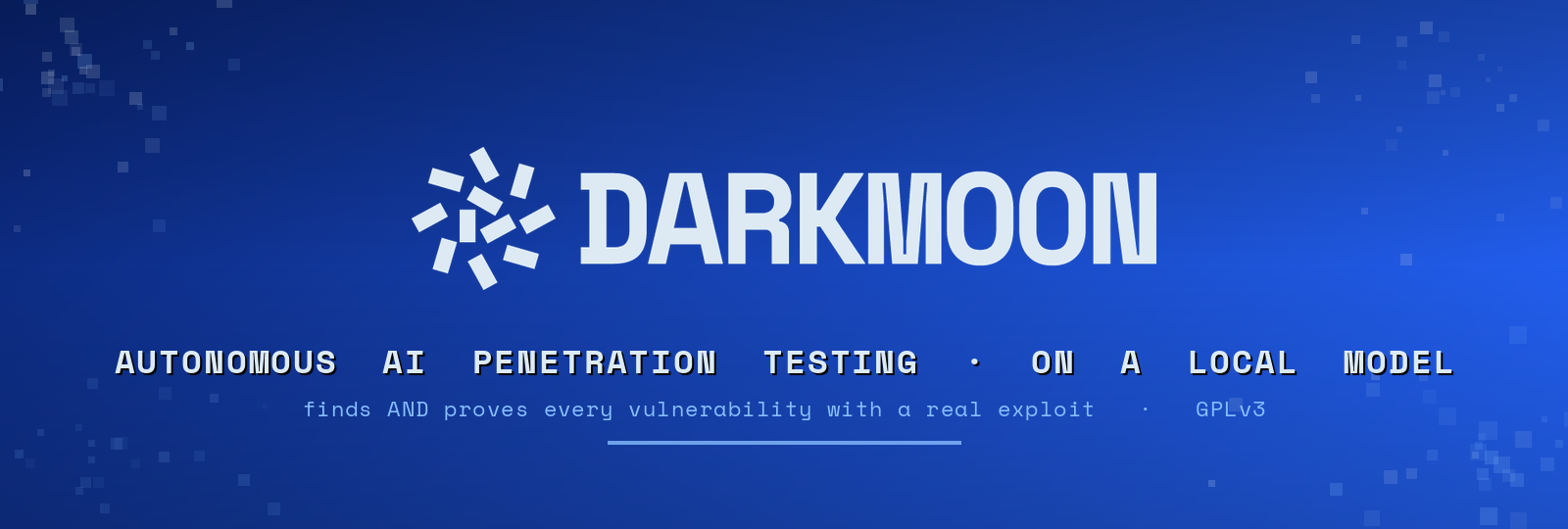 DarkMoon — autonomous AI penetration testing on a local model