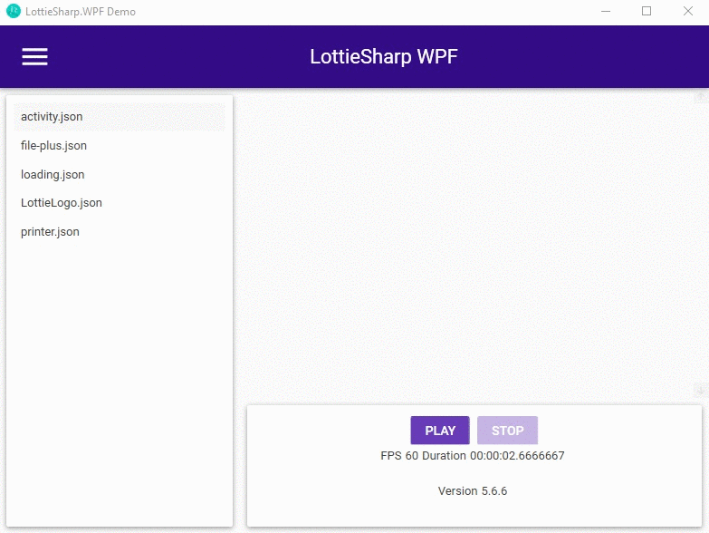 GitHub - quicoli/LottieSharp: Lottie animations for WPF applications
