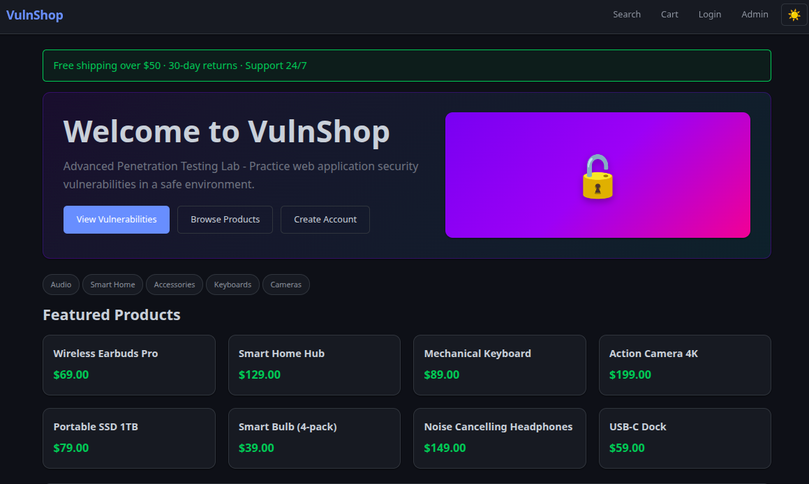 Vulnerability testing tool