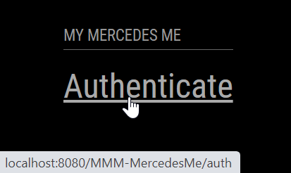 MMM-MercedesMe Screenshot