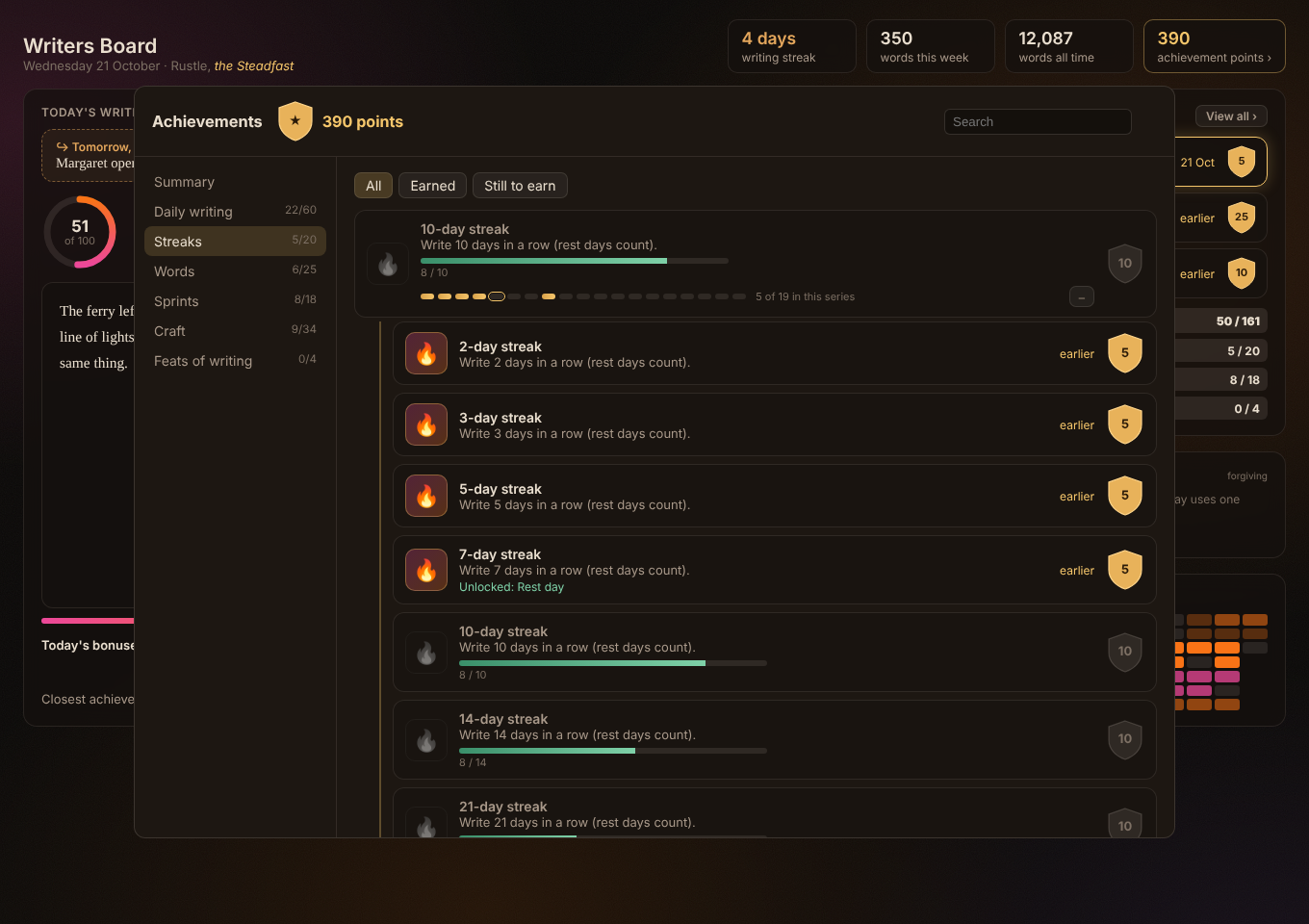 Achievements