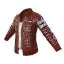 Maroon Leather Jacket (male)