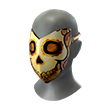 Skeleton Magician Mask (Gold)