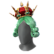 Crowned Spades - Dyed (Head)