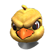 Angry Chick Head