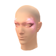 Pink Firesparks Facepaint