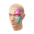Disco Lights Facepaint