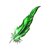 Feather- Green