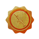 Gold Weapon Medal