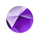 Purple Crystal Bead