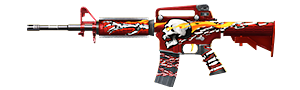 M4A1 - Flaming Skull