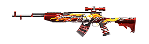 SKS - Flaming Skull