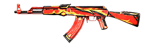 AK47 - Flaming Red