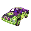 Pickup Truck - Flame Draco