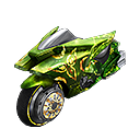Motorbike - Emerald Shimmer