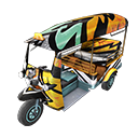 Tuk Tuk - Bright Stripes