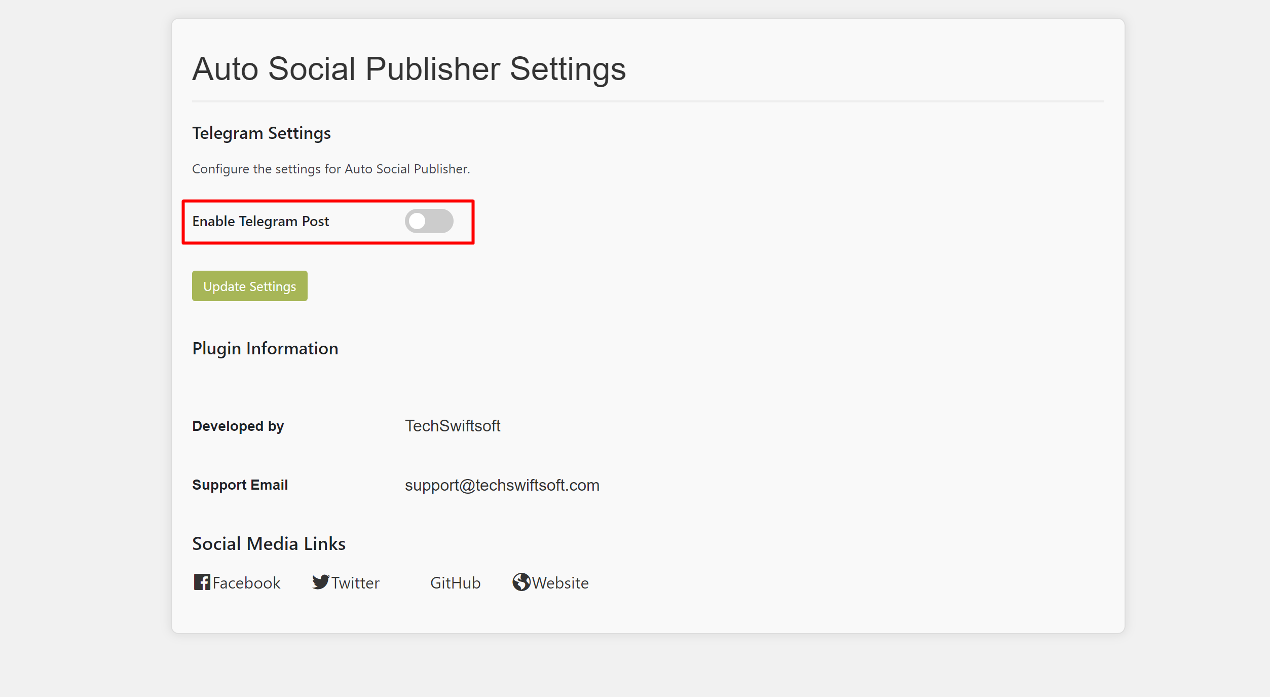 Auto Social Publisher Premium Dashboard