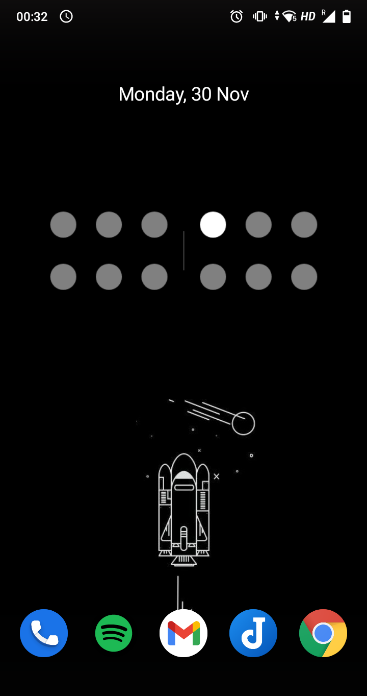 Screenshot 2 of 10-bit Clock Widget — opens full size