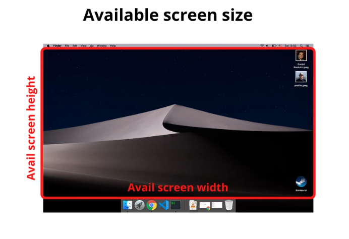 Available Screen Size