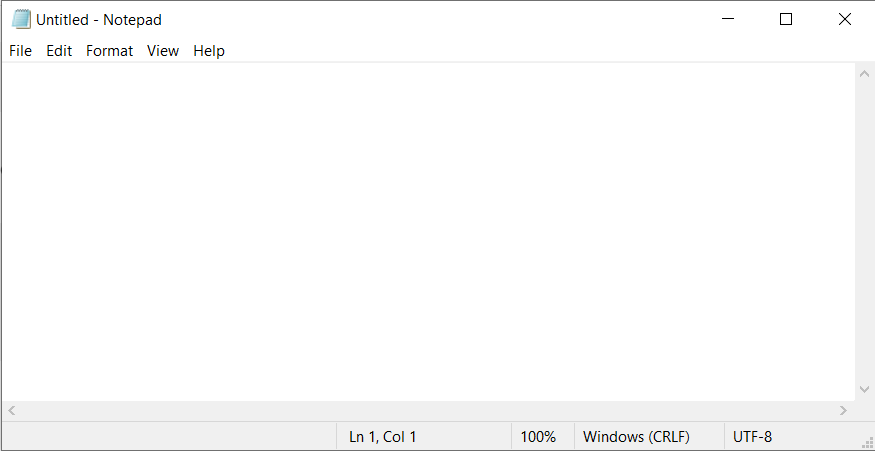 Notepad program launched from Python