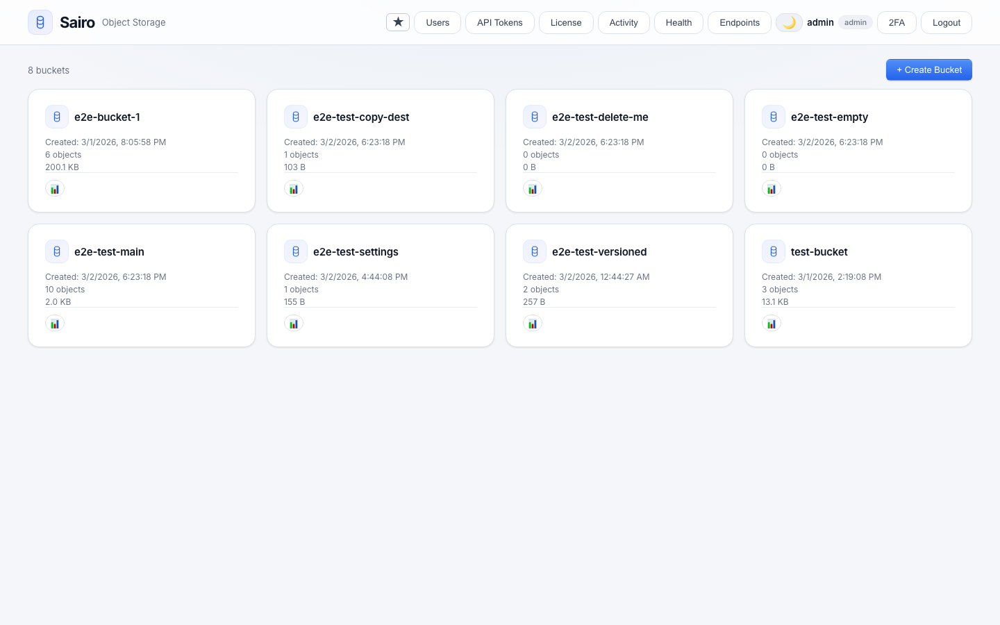 Bucket List — Light