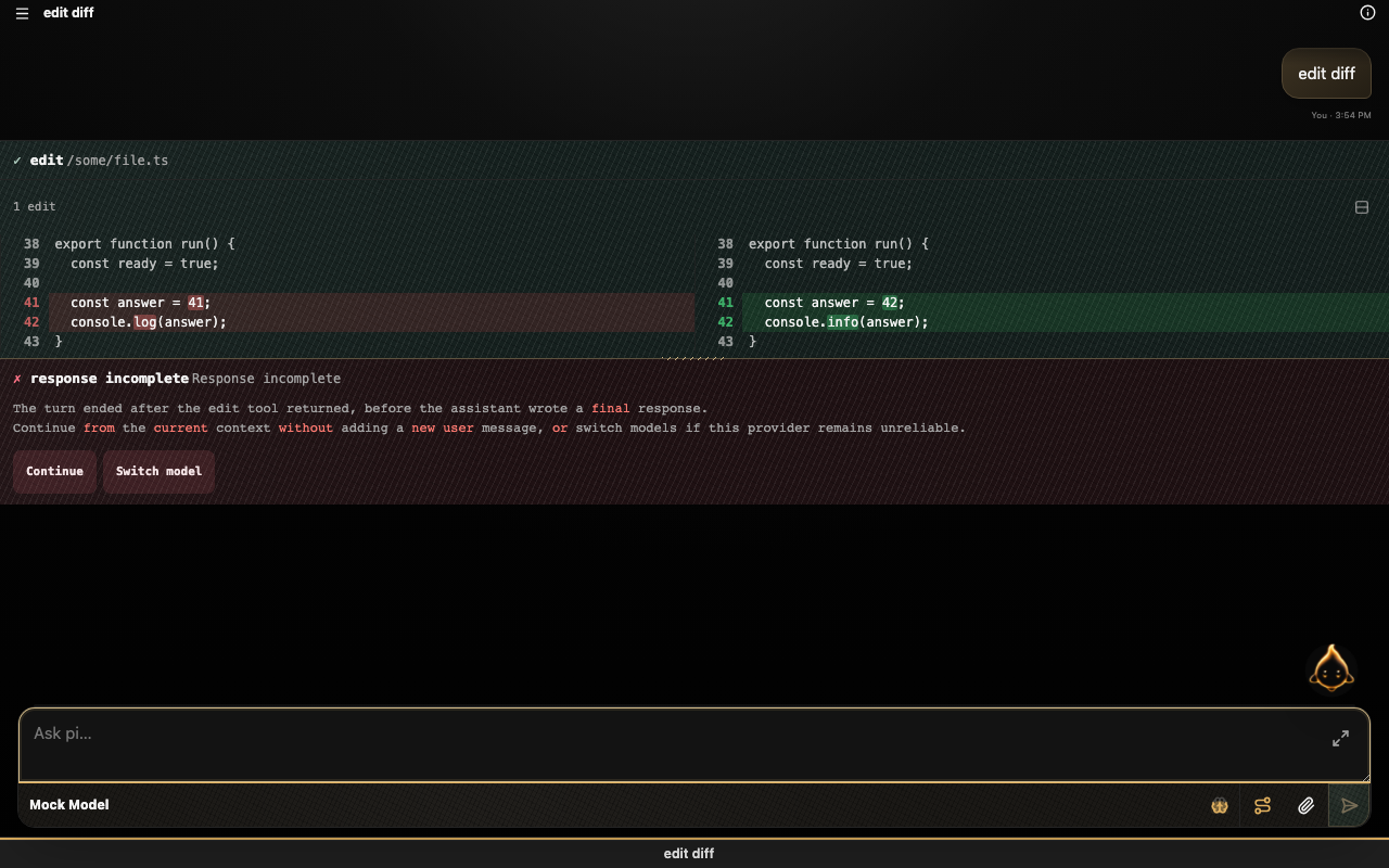 pi-web diff review desktop