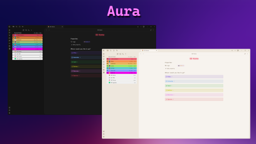 Aura Theme Screenshot
