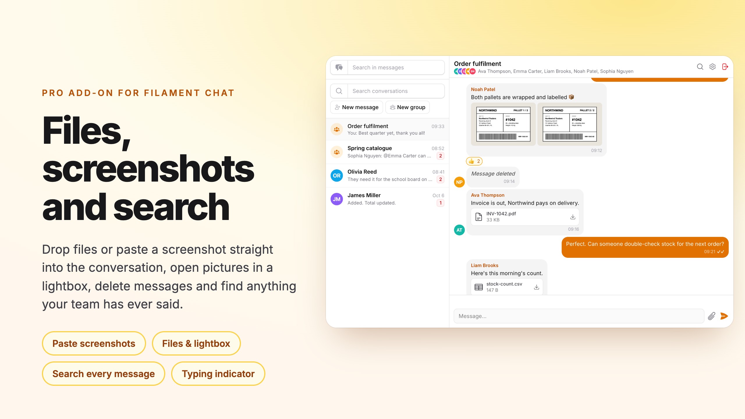 Filament Chat Pro