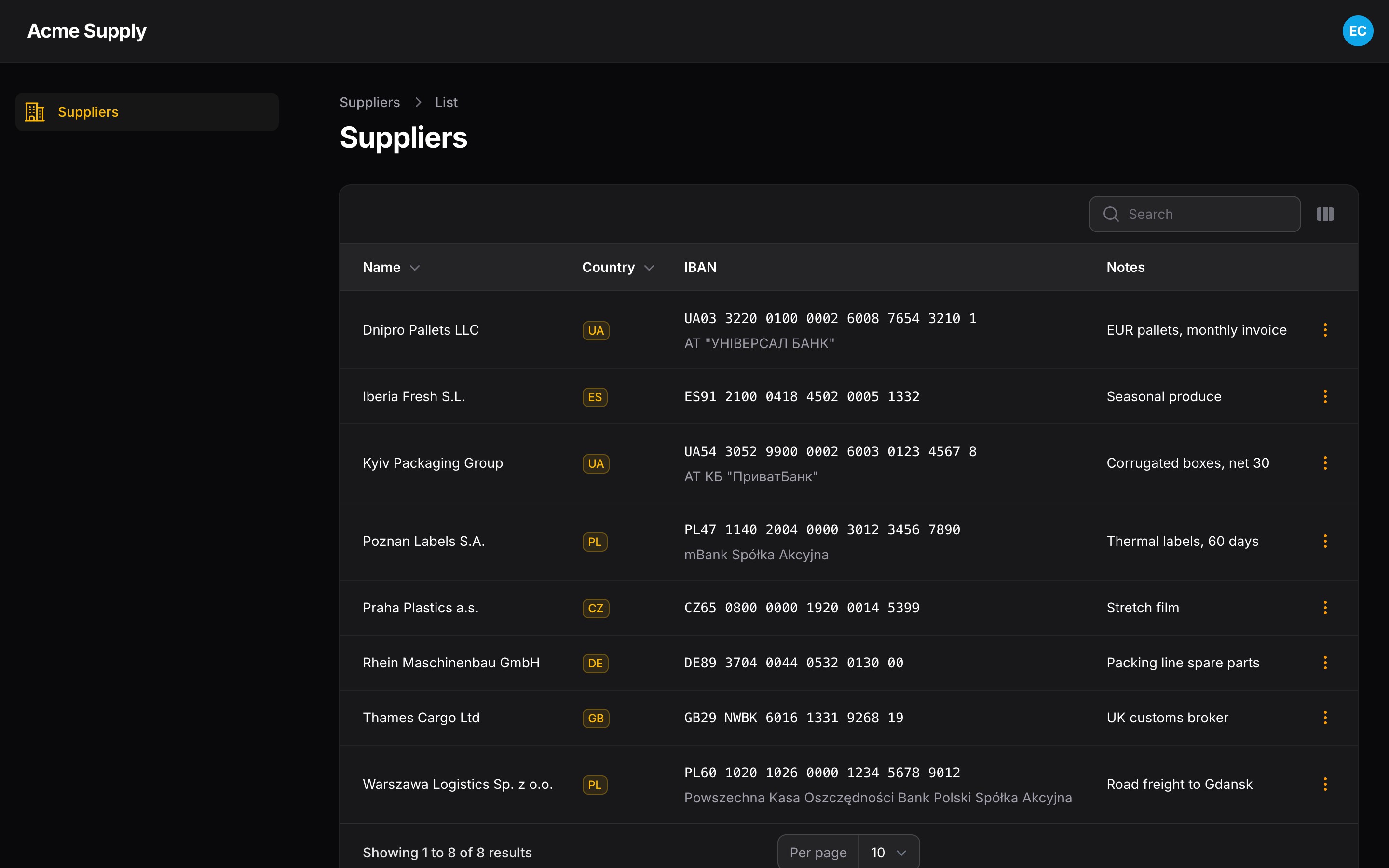 Dark mode