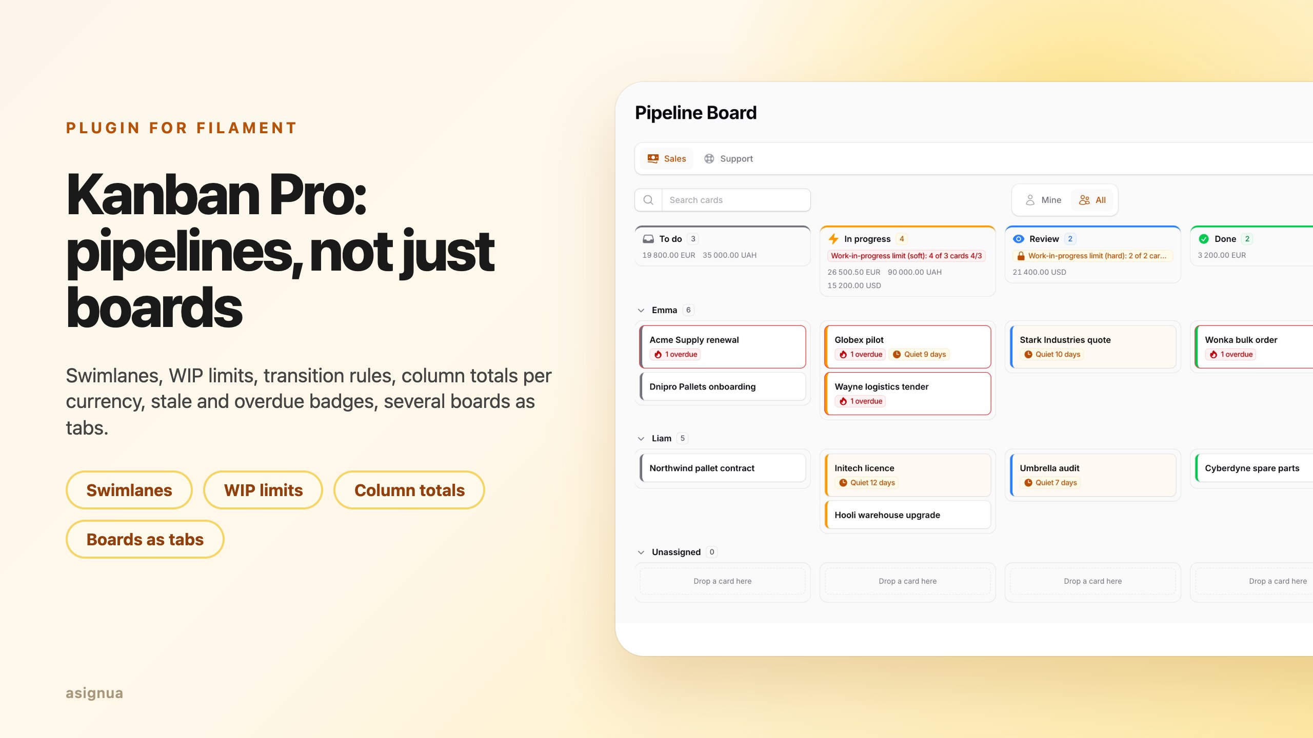 Filament Kanban Pro