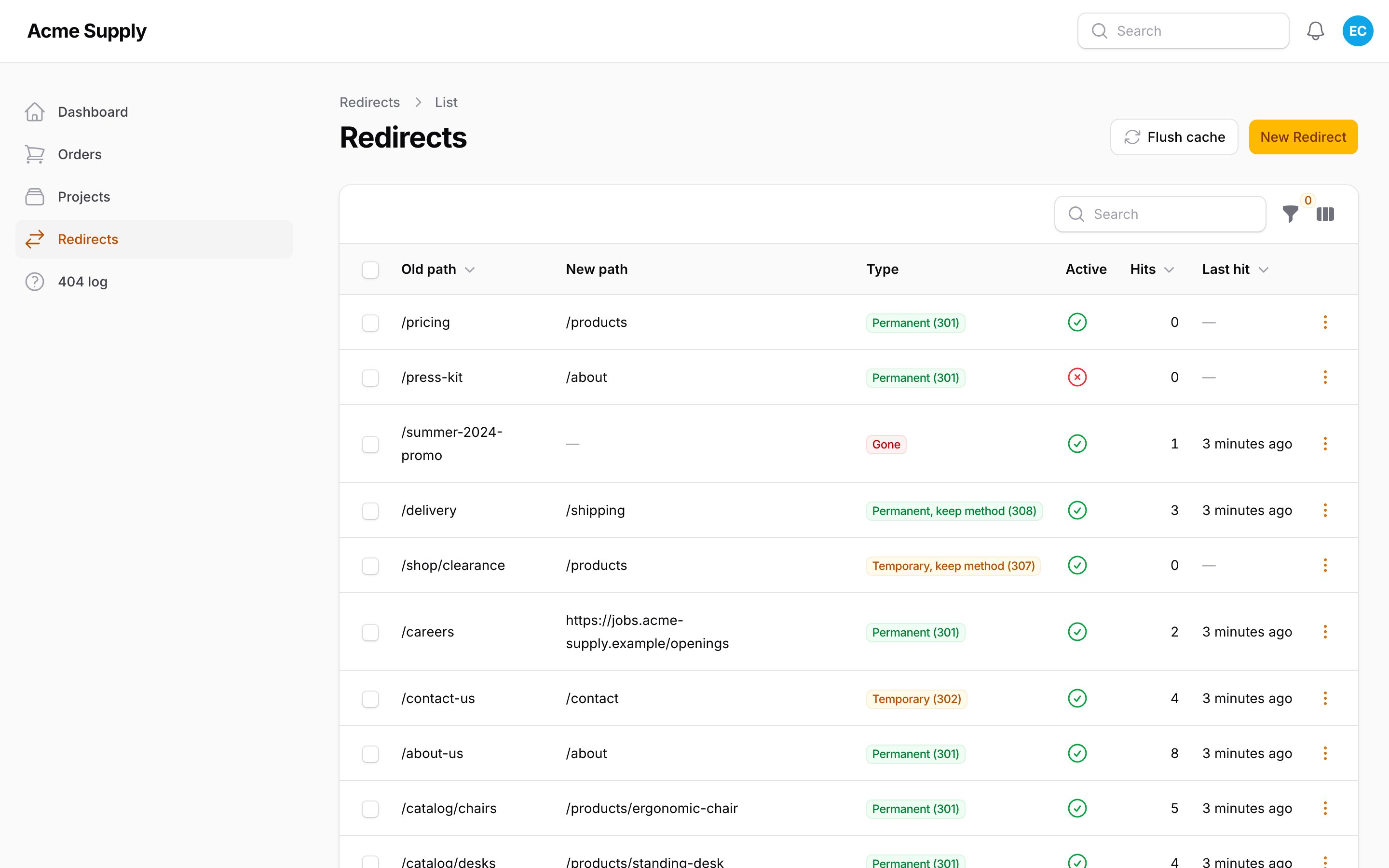 Redirects