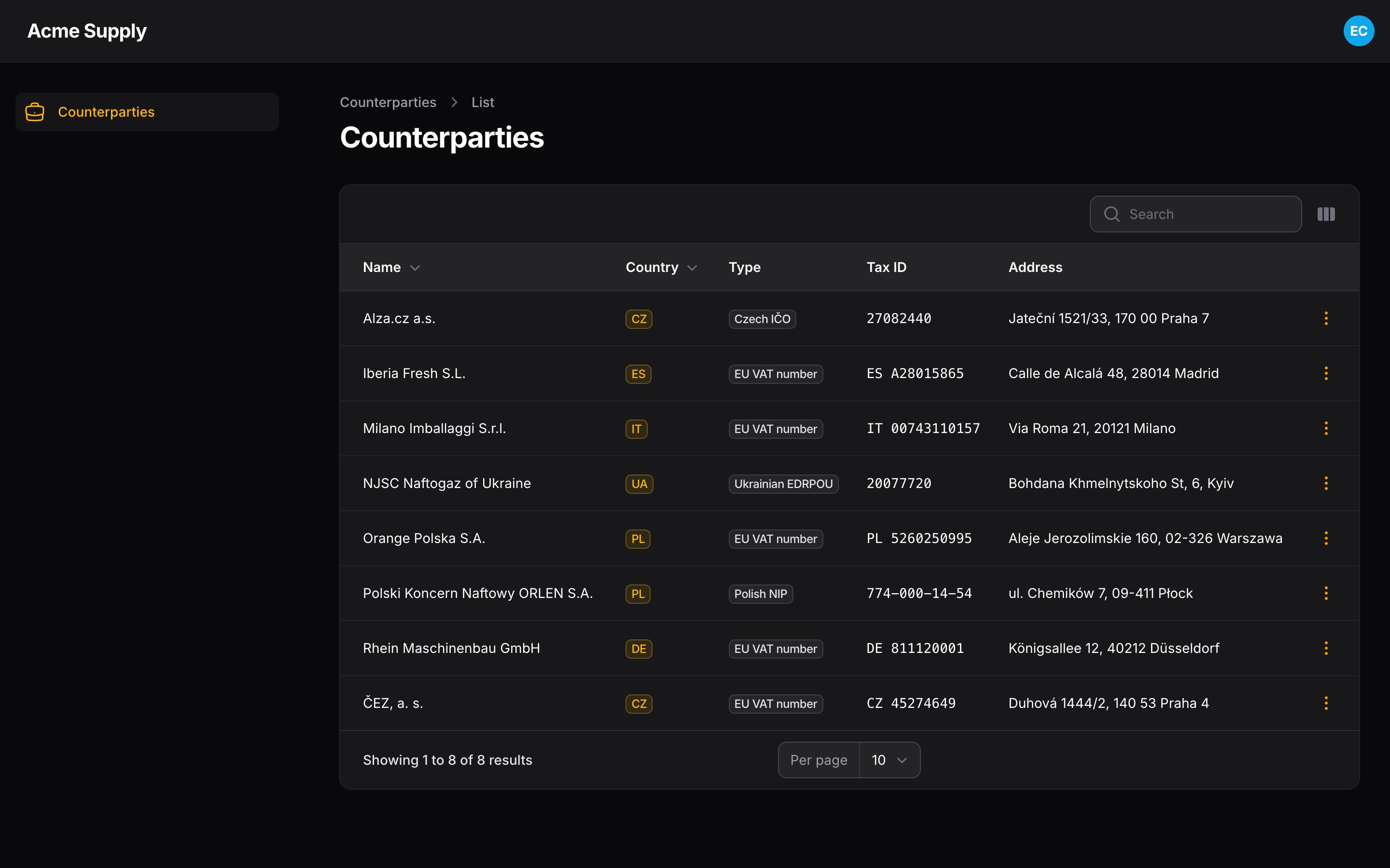 Dark mode