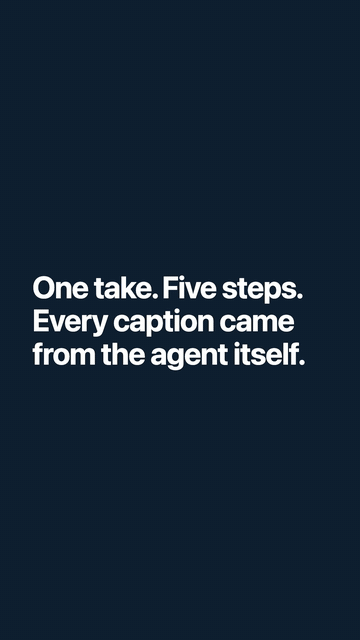 A support agent working a refund ticket in one take, with a step bar that advances as the agent reports each step