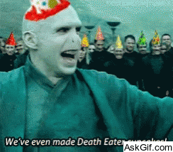 Lord Voldemart trying to get into a high school.