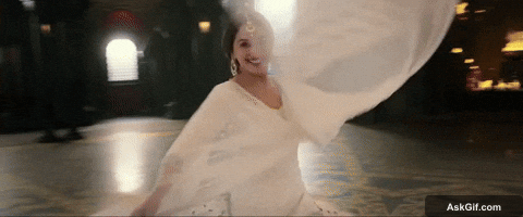 Madhuri Dixit Joyful Reaction GIF