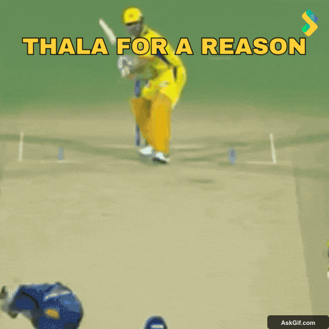 Cricketer hits a winning shot in a tense IPL match.
