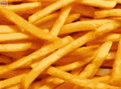My diet plans the moment i see the french fries.