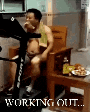 Me working out for my six in one abs.