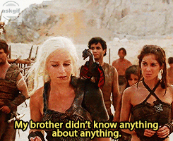 When someone asks you to describe your brother.