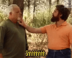 When your coworker catches you trying to sneak out early.