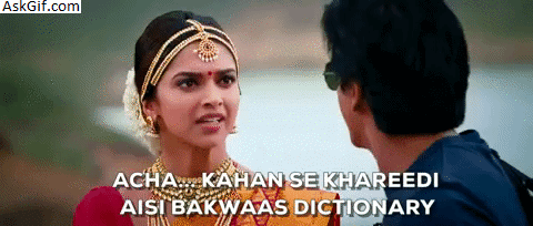 When someone tries to Show Off in the English Language.