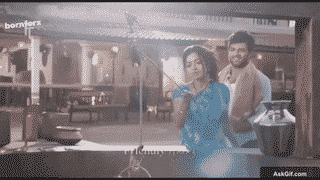 Rashmika Mandanna Excited Reaction GIF