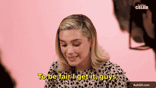 Florence Pugh Shocked Reaction GIF
