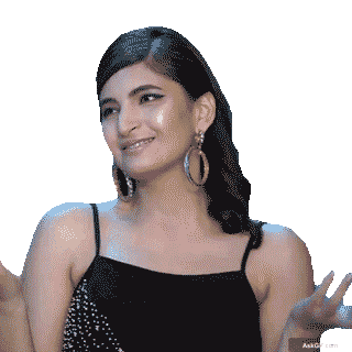 Shivani Raghuvanshi Shrugs Playfully With a Charming Smile