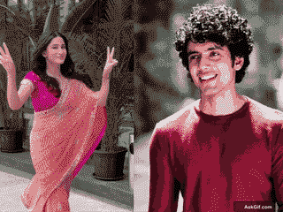 Disha Salian Joyfully Poses With Peace Signs in a Pink Saree