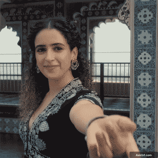 Sanya Malhotra Reaches Out With a Warm Smile in a Beautiful Setting