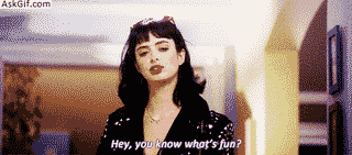 Hey, you know what's fun?