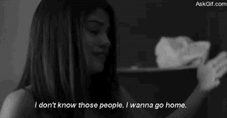 I don't know those people. I wanna go home.