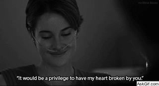 It would be a privilege to have my heart broken by you.