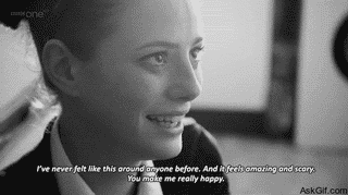 I've never felt like this around anyone before. And it feels amazing and scary.